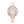 Premium pink leather women watch (box included)-EYG105-PRW