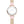 Premium pink leather women watch (box included)-EYG105-PRW